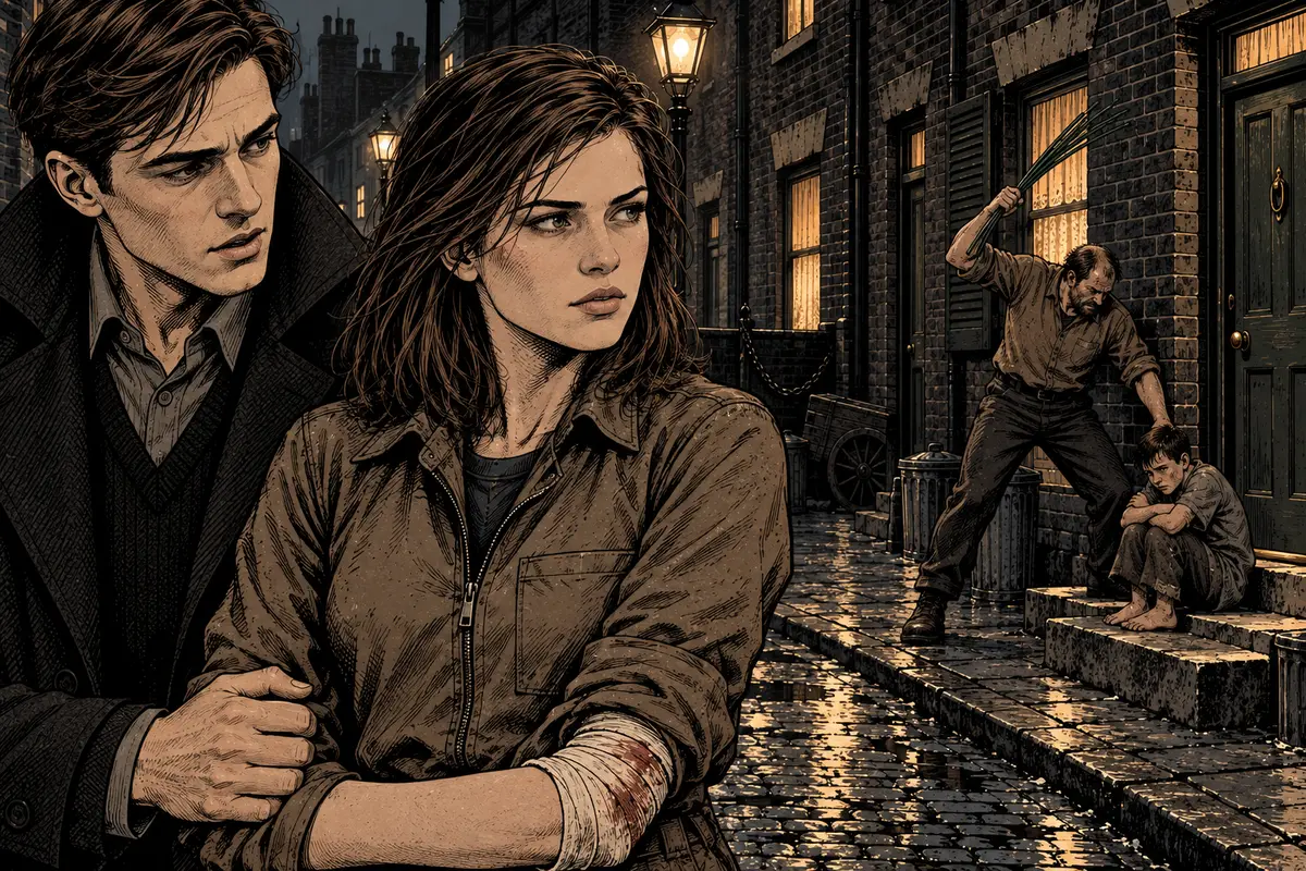Scene 6, “The switches” — an illustration drawn by AuthorWorkplace from the text