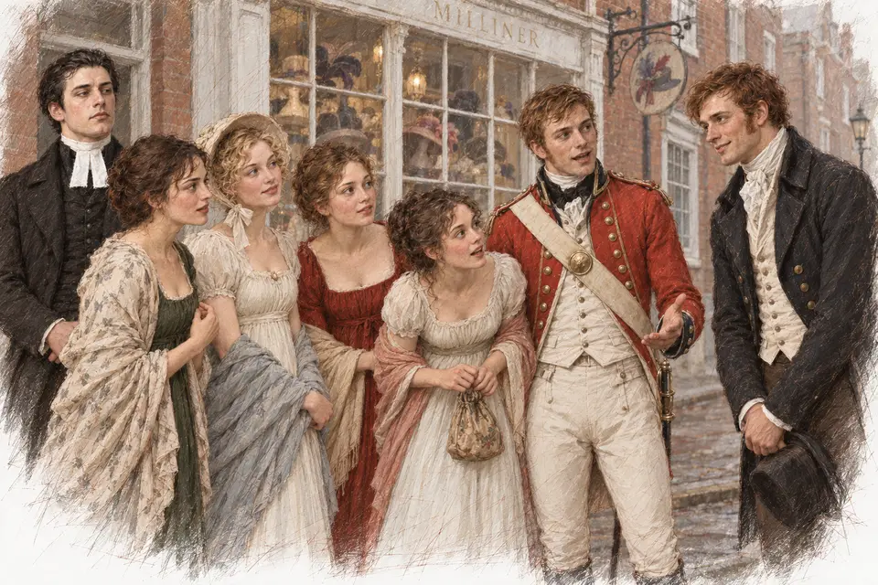 Ch. 15 · Denny introduces Mr. Wickham