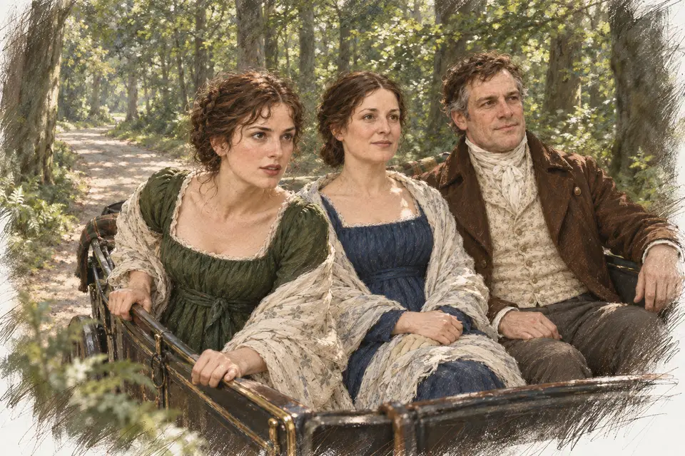 Ch. 43 · The drive through the woods of Pemberley